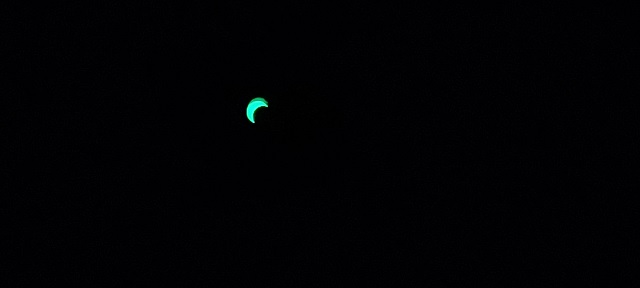 Eclipse solar em Feira de Santana Foto Wemerson Martins