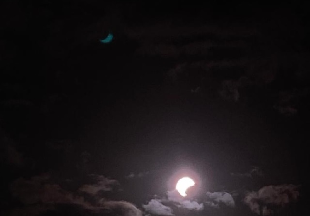 eclipse solar, ft divulgação redes socias