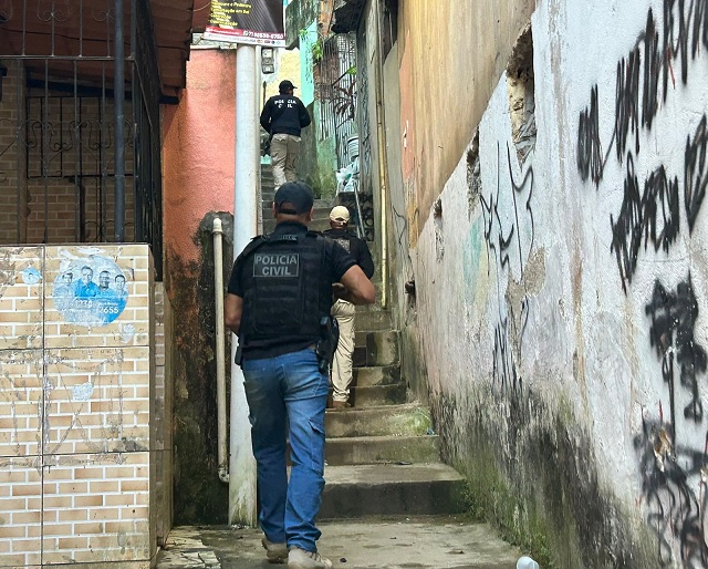 POlícia Civil em bairros de Salvador