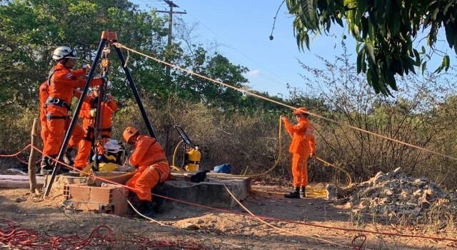 Ossada humana é encontrada em cisterna no distrito da Matinha