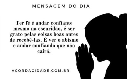 Mensagem do dia