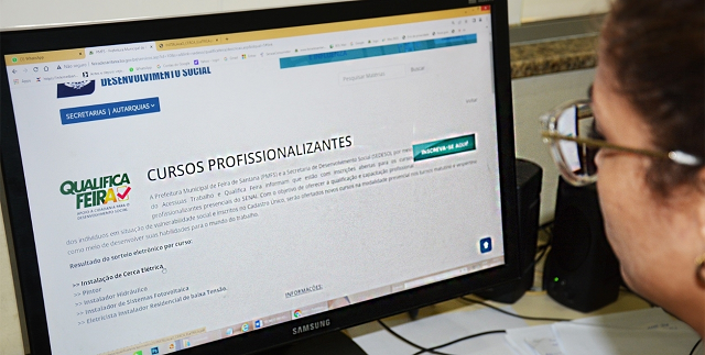 Matrículas para cursos do Qualifica Feira a partir de amanhã