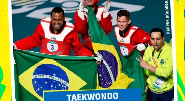 equipe de taekwondo do Brasil no panamericado ft reprodução x