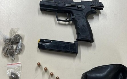 Apreensão de arma e drogas