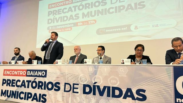 Encontro realizado pela UPB e TJBA discutiu precatórios de dívidas municipais