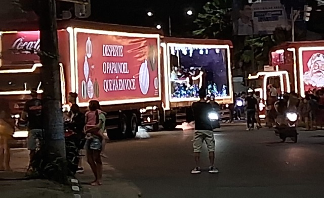 Caravana da Coca Cola ft Iara Oliveira acorda cidade8