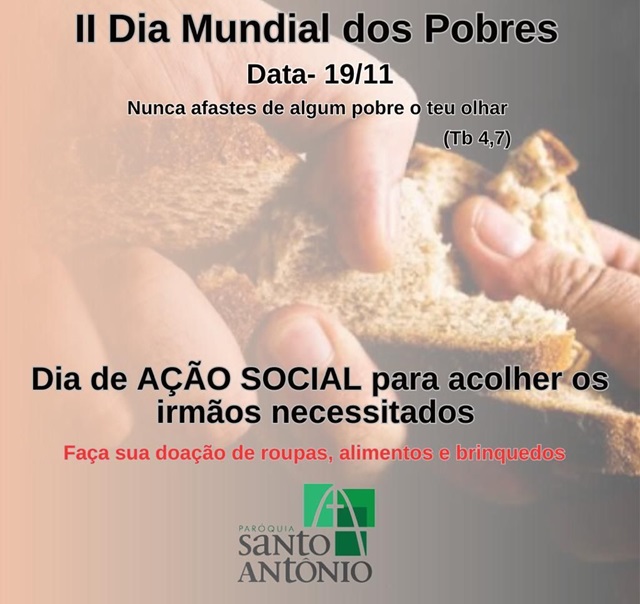 Campanha do ll dia mundial dos pobres