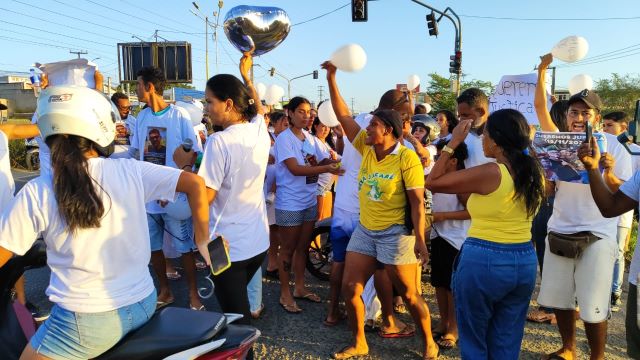 Manifestação no Anel de Contorno é marcada por pedidos de justiça pela morte de metalúrgico assassinado após acidente