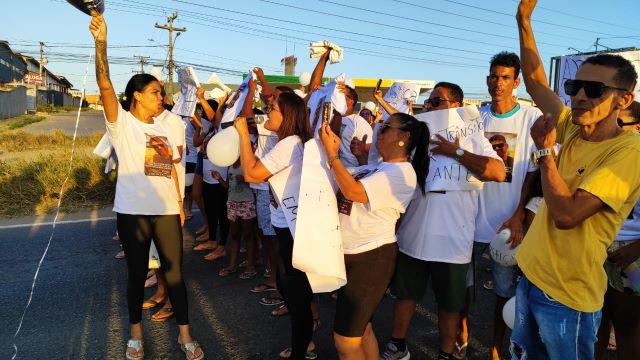 Manifestação no Anel de Contorno é marcada por pedidos de justiça pela morte de metalúrgico assassinado após acidente