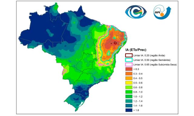 clima árido no norte da Bahia