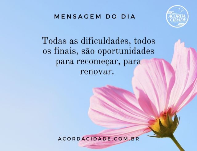 O desafio que é nossa vida!