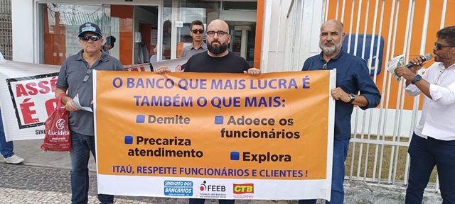 Manifestação de Bancários