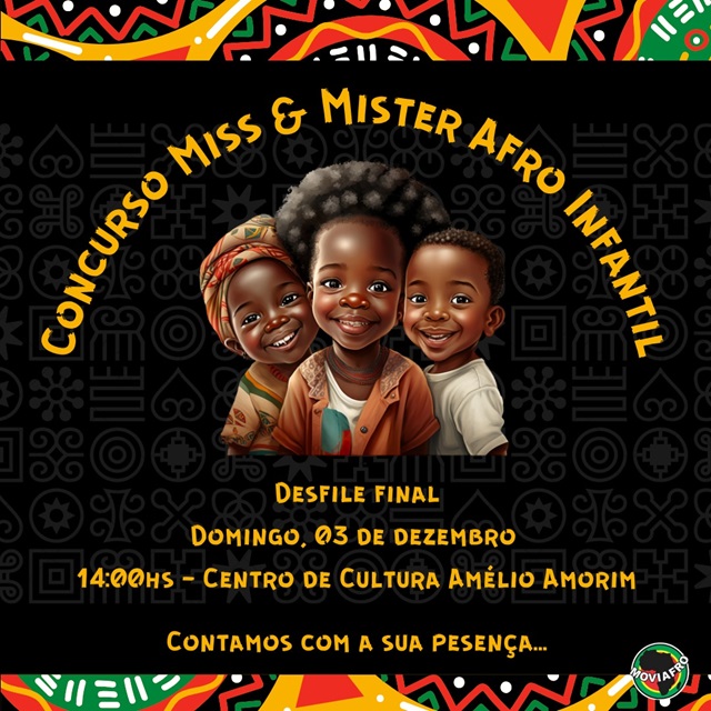 concurso miss e master moviafro infantil