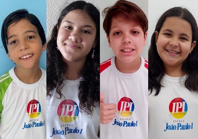 ENZO, CATARINA, ARTHUR E EDUARDA olimpiadas de matemática