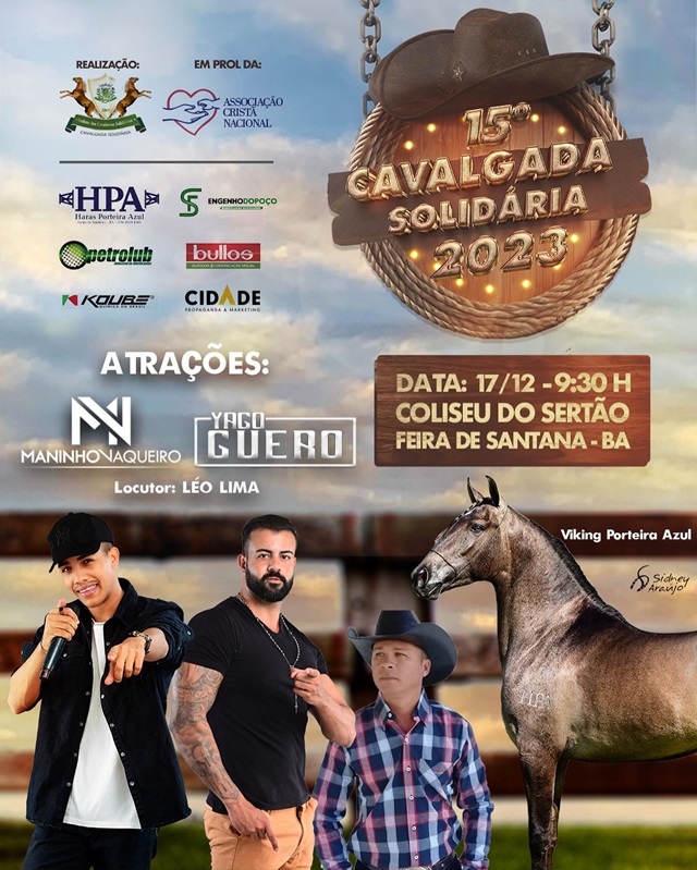 15ª Cavalgada solidária 2023-