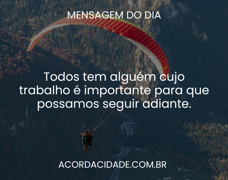 mensagem do dia - acorda cidade