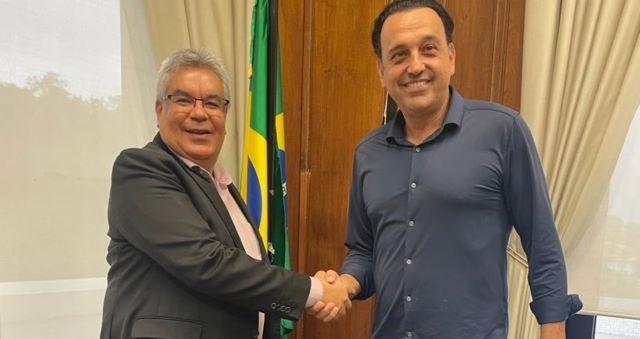 Denilton Brito teve audiência o vice-governador de São Paulo