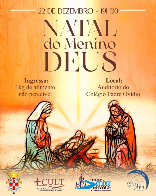 evento natal do menino Deus