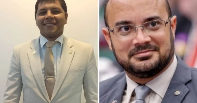 deputado federal Capitão Alden e deputado estadual Diego Castro