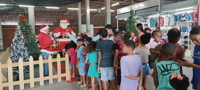 Papai Noel do Shopping Popular