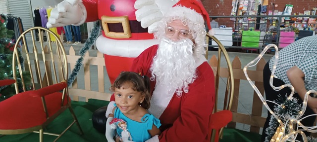 Papai Noel do Shopping Popular