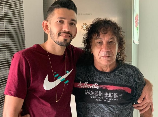 Baterista Leandro Castro e Cícero Leandro