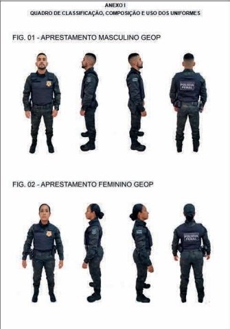 Novos uniformes Polícia Penal Bahia