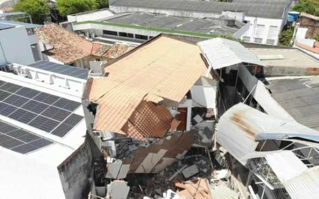 explosão após vazamento de gás em aracaju