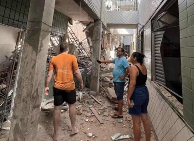 explosão em residência de Aracaju após vazamento de gás foto corpo de bombeiros 2