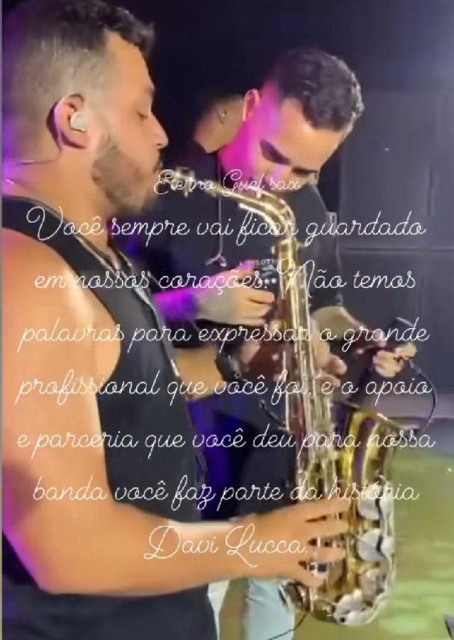 Homenagem a saxofonista