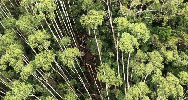 Helicóptero que estava desaparecido é achado em SP ftDivulgaçãoPMESP