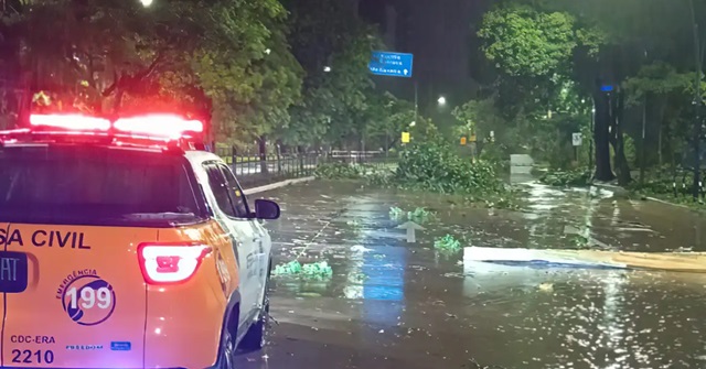 Temporal no Rio Grande do Sul - ft Defesa Civil