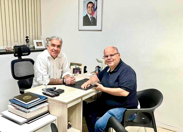 Deputado Zé Neto e presidente do MDB