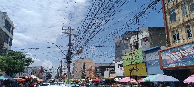 Fiação centro da cidade