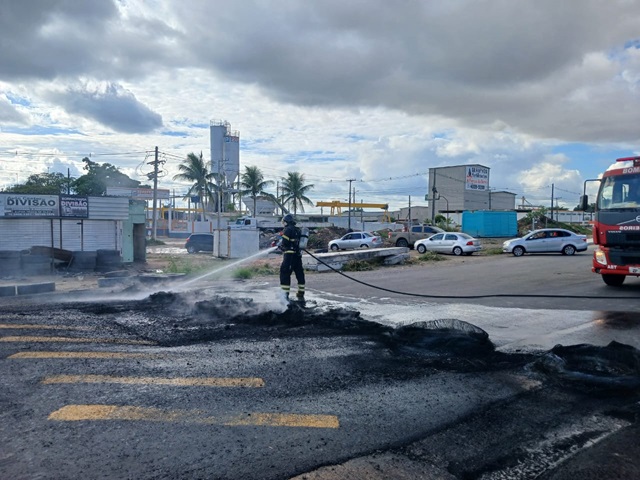 Manifestação no Fraternidade