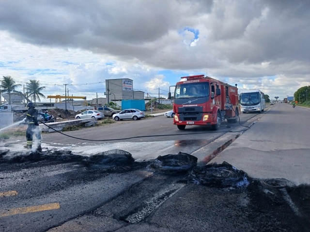 Manifestação no Fraternidade