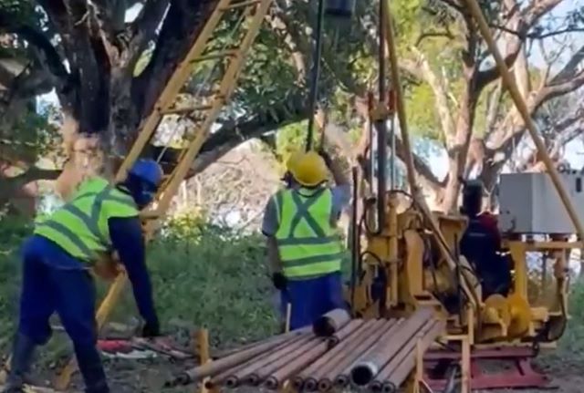 Consórcio inicia a sondagem do terreno que abrigará pilares da Ponte Salvador-Itaparica