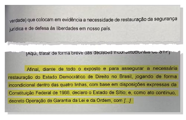 PF encontra na sede do PL documento com argumentos