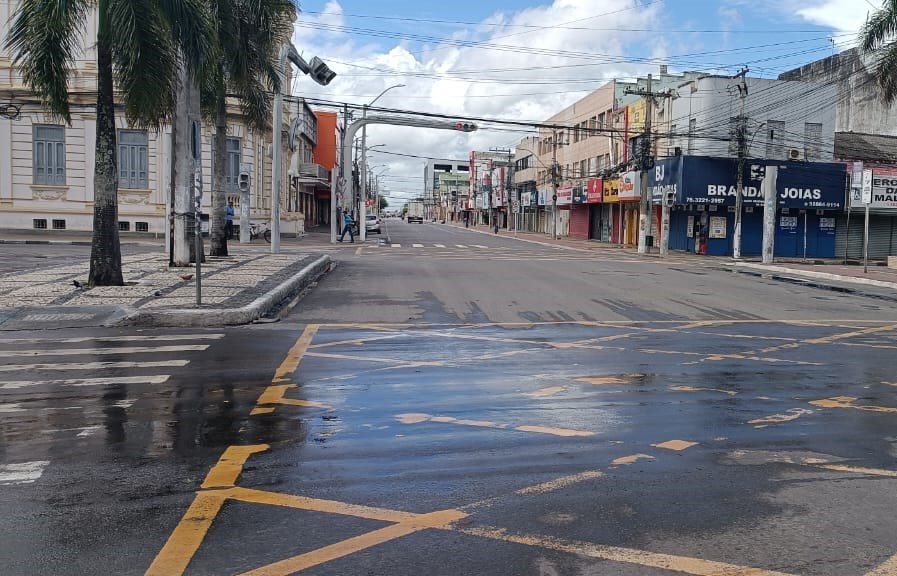 Avenida Senhor dos passos, cruzamento com a Getúlio Vargas