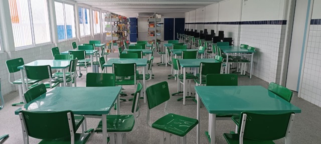 Inauguração Escola Municipal José Raimundo Pereira de Azevedo - sala de aula ft paulo josé acorda cidade3