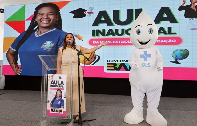 Zé gotinha - sus - INAUGURAÇÃO - Colégio de tempo integral1