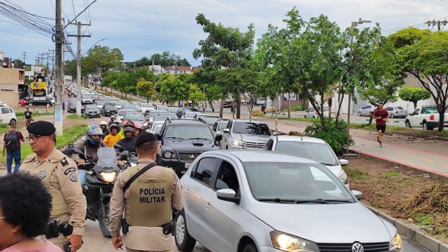 Manifestação na Fraga Maia