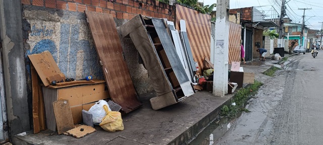 Casa destruída no Campo Limpo