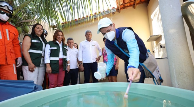 Governador acompanha ações de combate à dengue em Ibipitanga