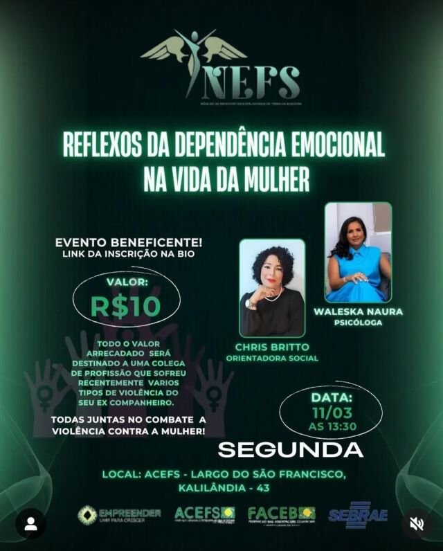 cartaz acefs