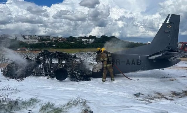 Avião monomotor sofre acidente em Belo Horizonte2