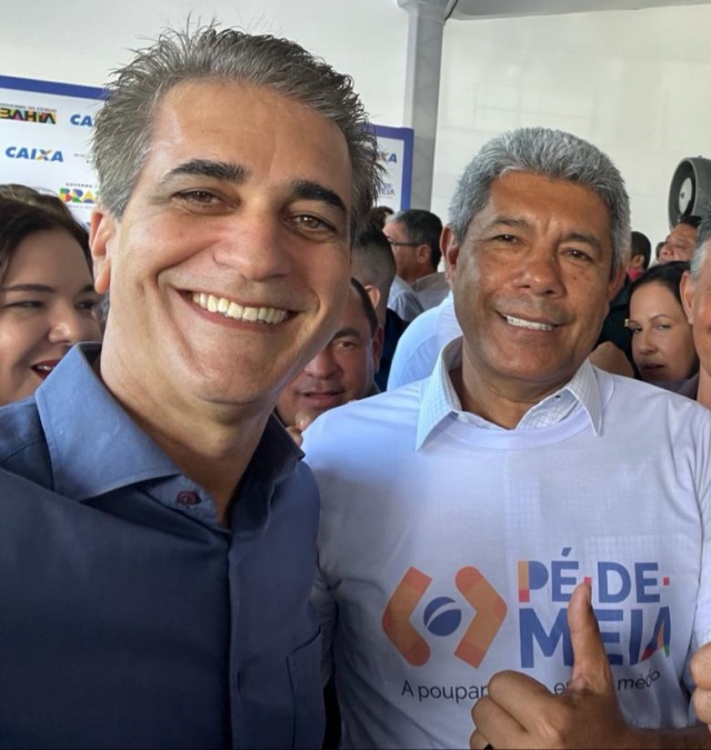 Deputado Robinson Almeida e Governador Jerônimo Rodrigues