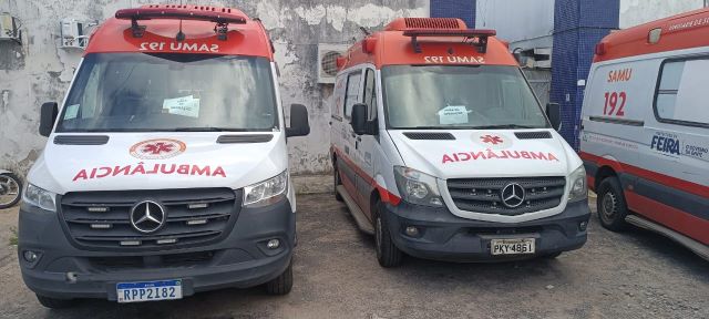 Ambulâncias do Samu fora de operação