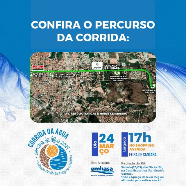 corrida da água da embasa