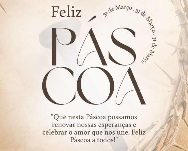 Feliz páscoa